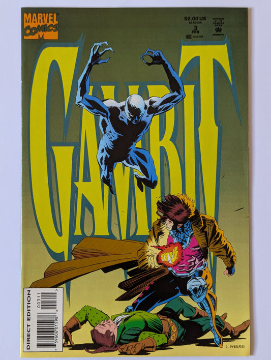 Gambit Limited Series #3 Marvel Comic Book