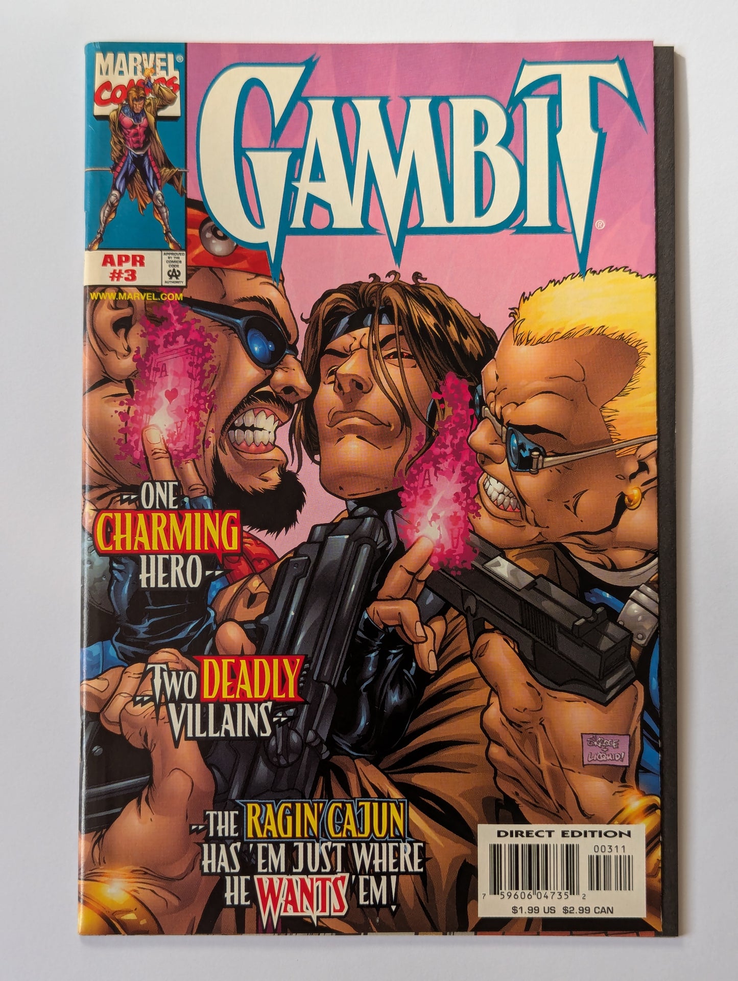 Gambit #3 Marvel Comic Book