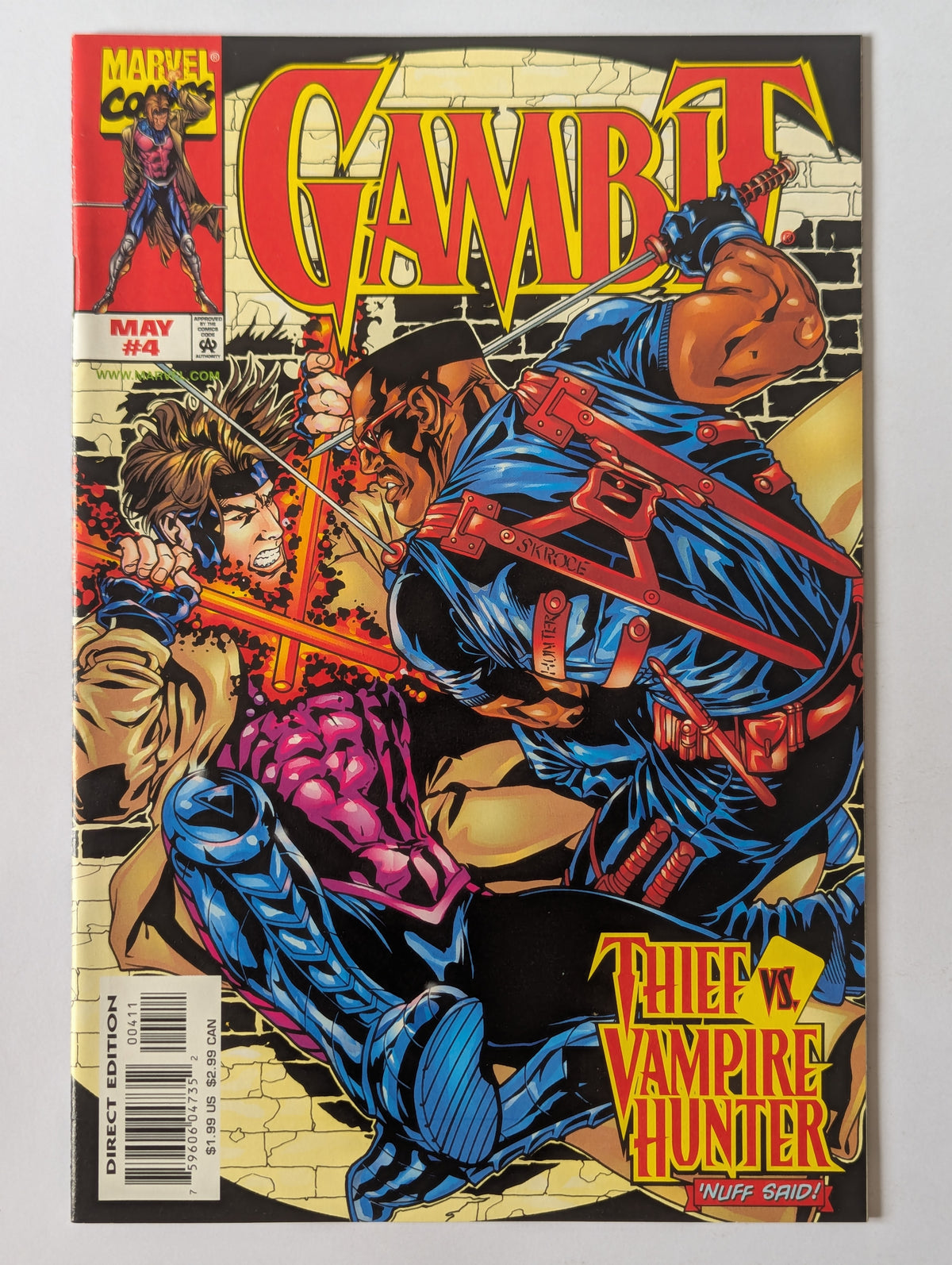 Gambit #4 Marvel Comic Book