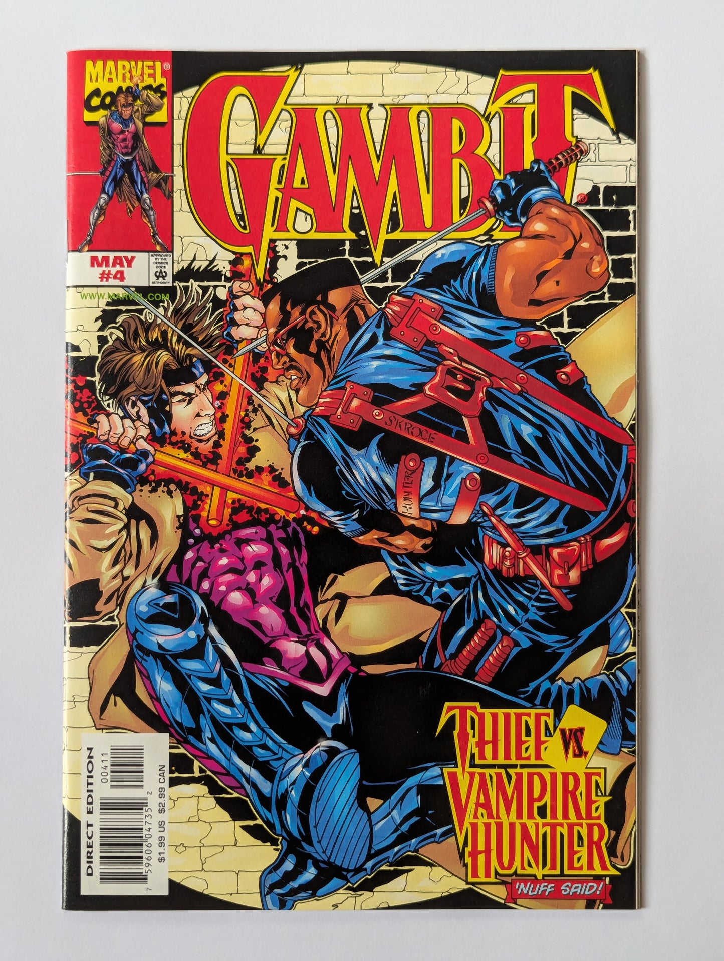 Gambit #4 Marvel Comic Book