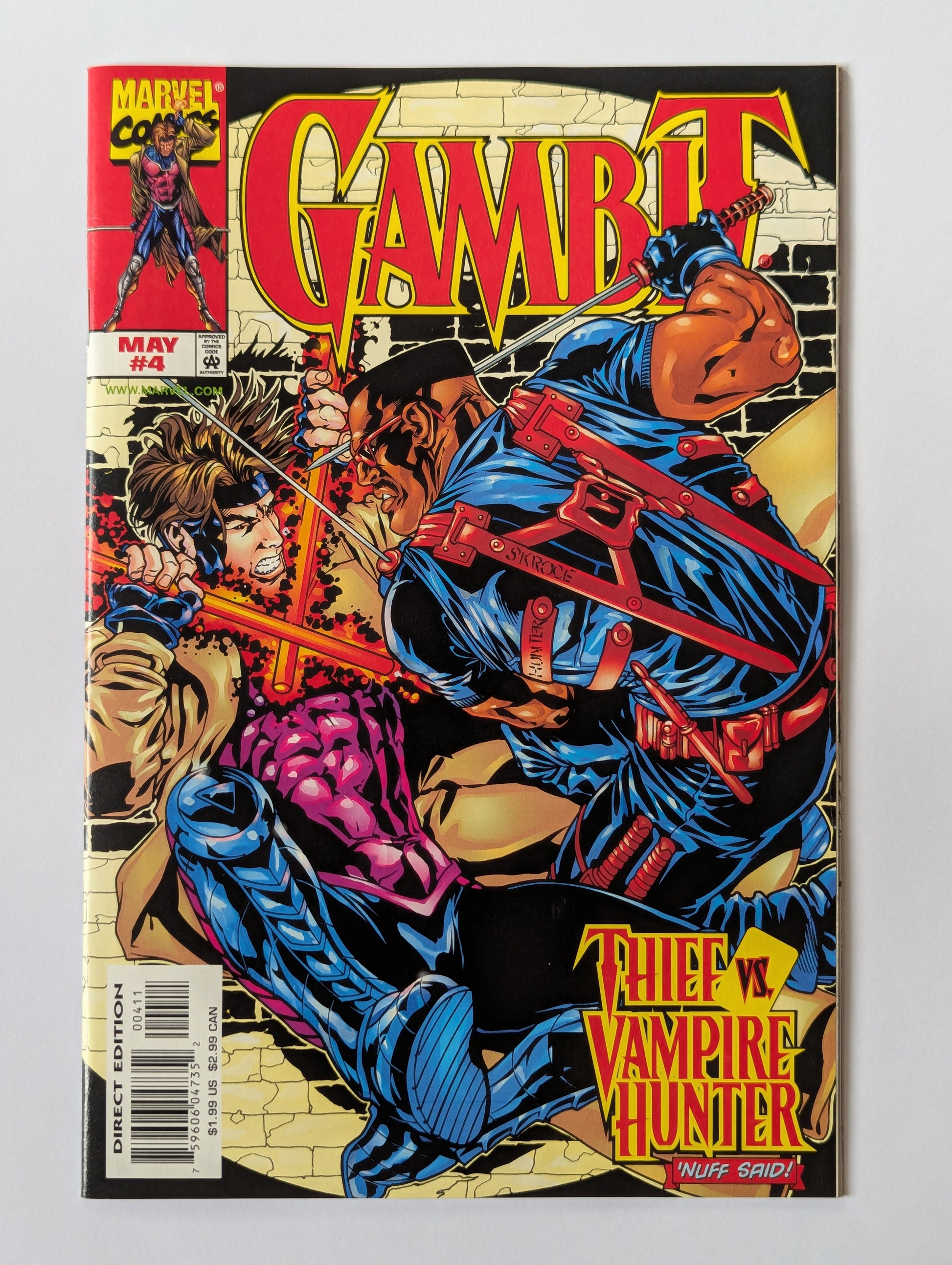 Gambit #4 Marvel Comic Book