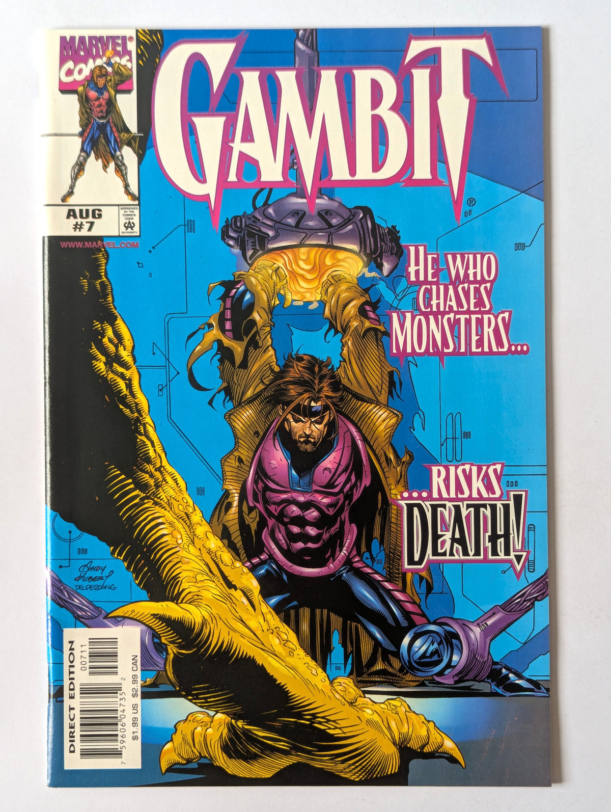 Gambit #7 Marvel Comic Book