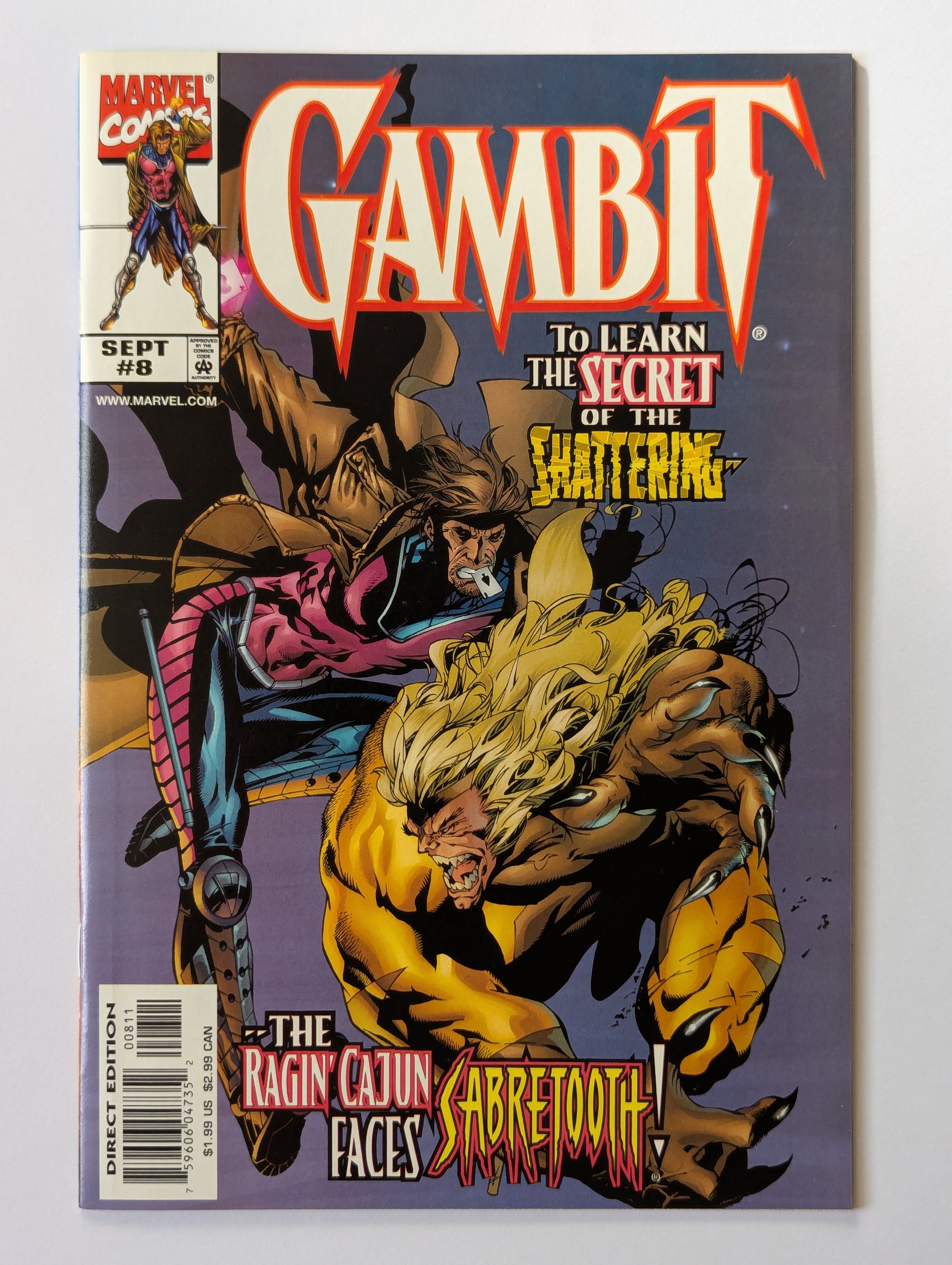 Gambit #8 Marvel Comic Book