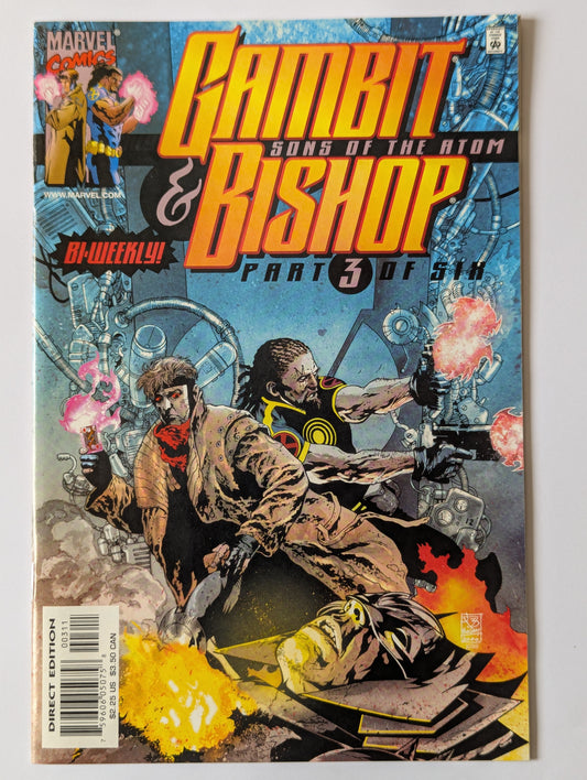 Gambit and Bishop Sons of the Atom #3 Marvel Comic Book