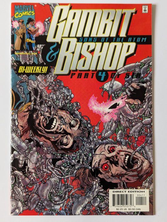 Gambit and Bishop Sons of the Atom #4 Marvel Comic Book