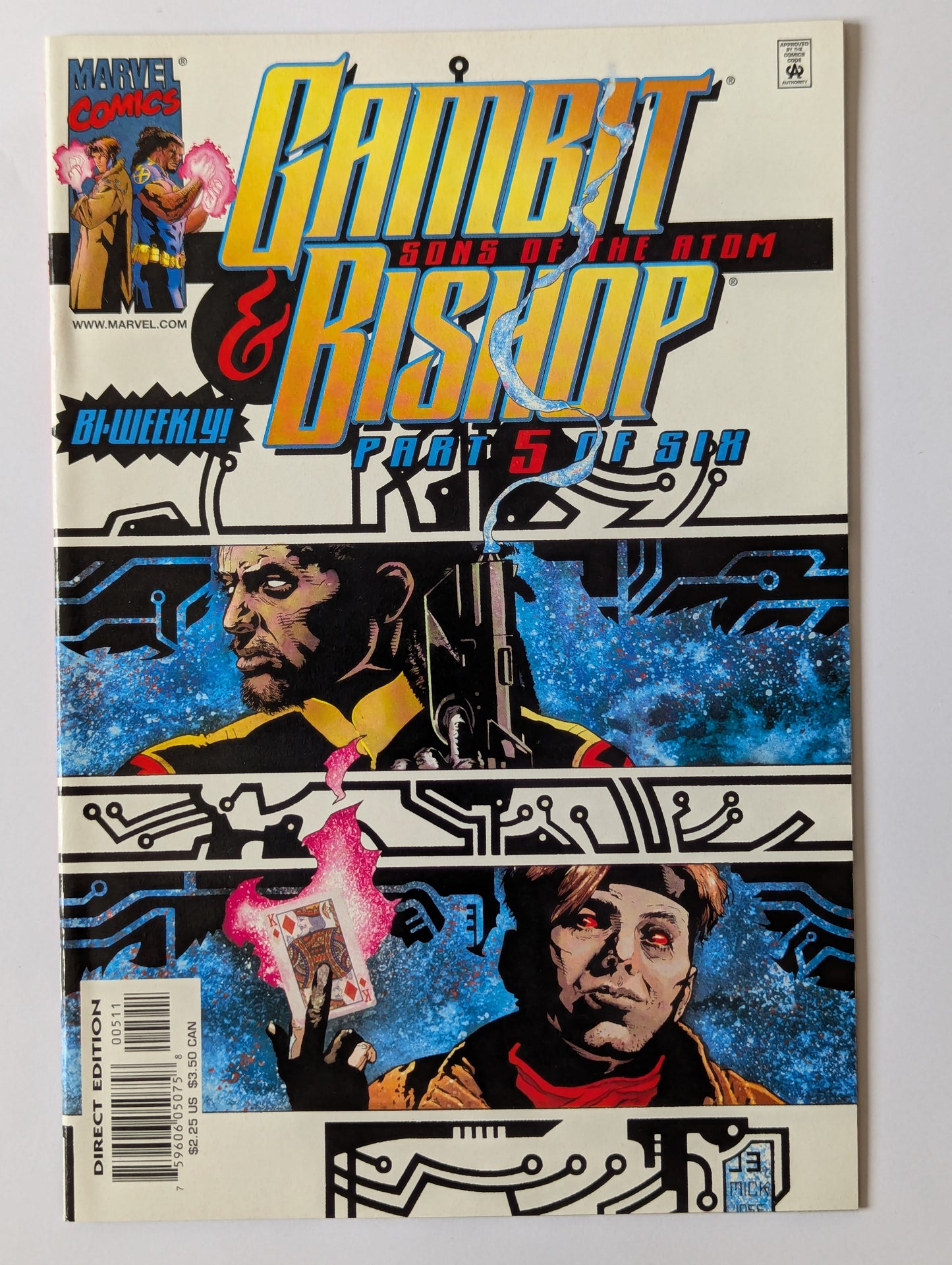 Gambit and Bishop Sons of the Atom #5 Marvel Comic Book