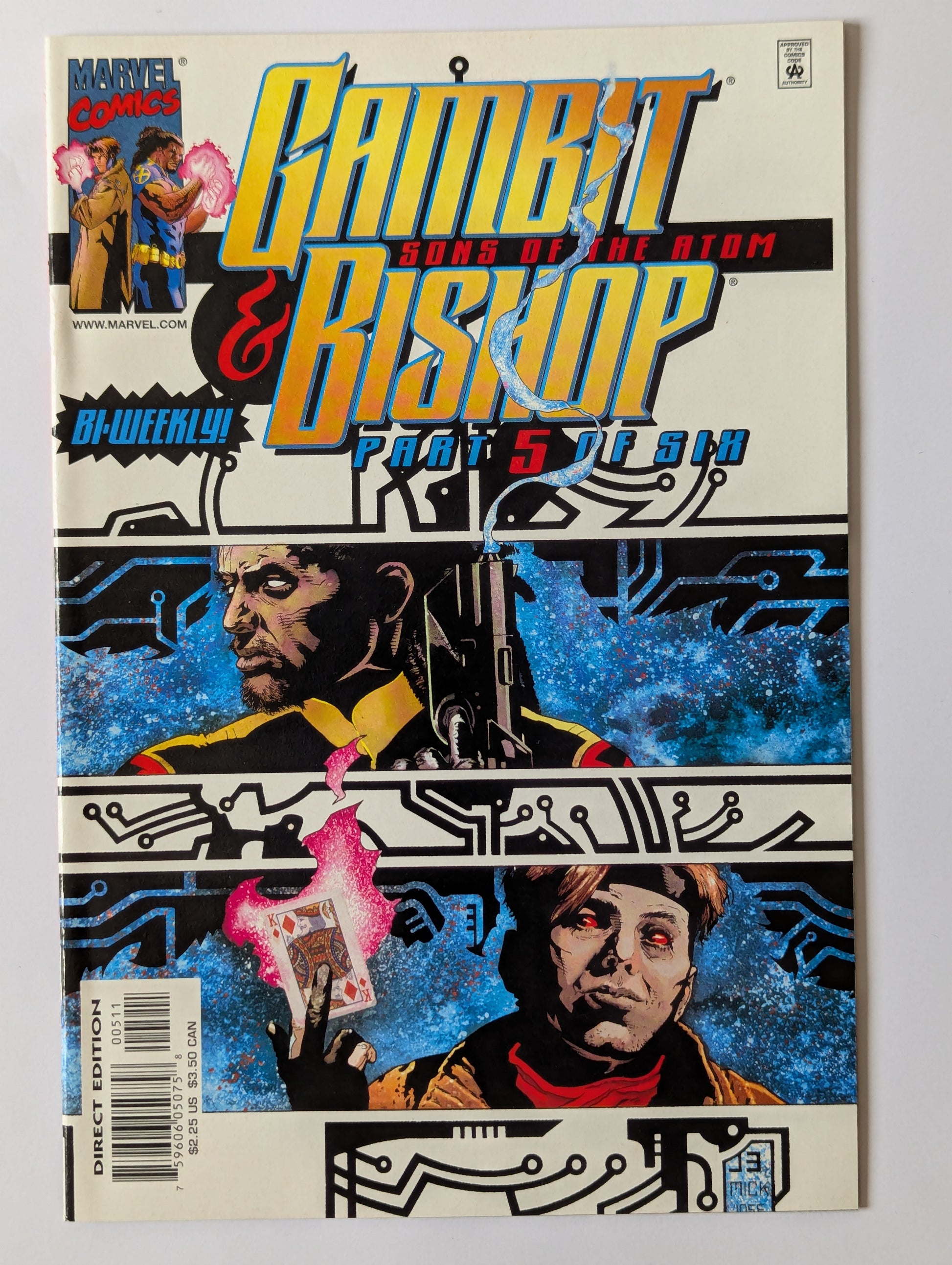 Gambit and Bishop Sons of the Atom #5 Marvel Comic Book
