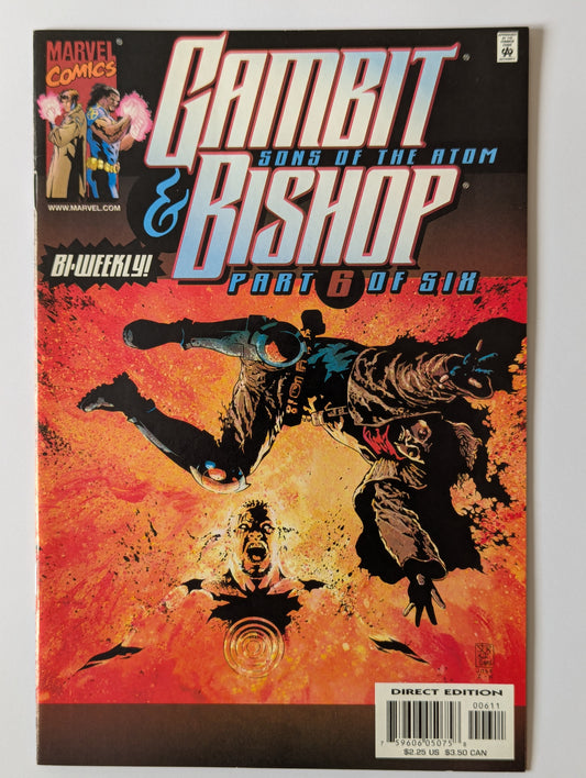 Gambit and Bishop Sons of the Atom #6 Marvel Comic Book