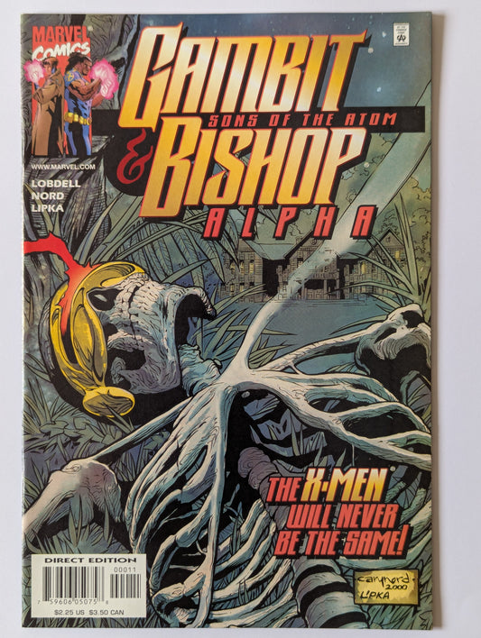 Gambit and Bishop Sons of the Atom Alpha Marvel Comic Book