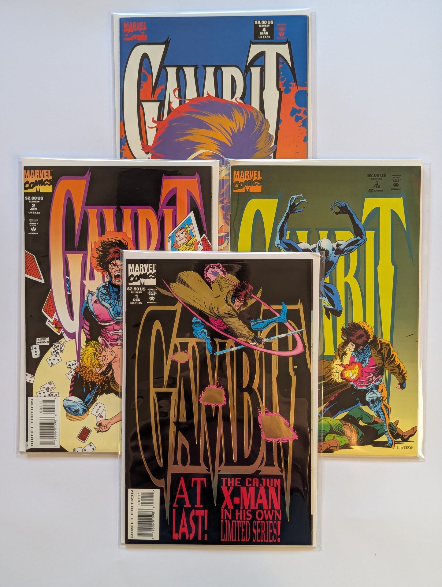 Gambit Complete Series Marvel Comic Book Set