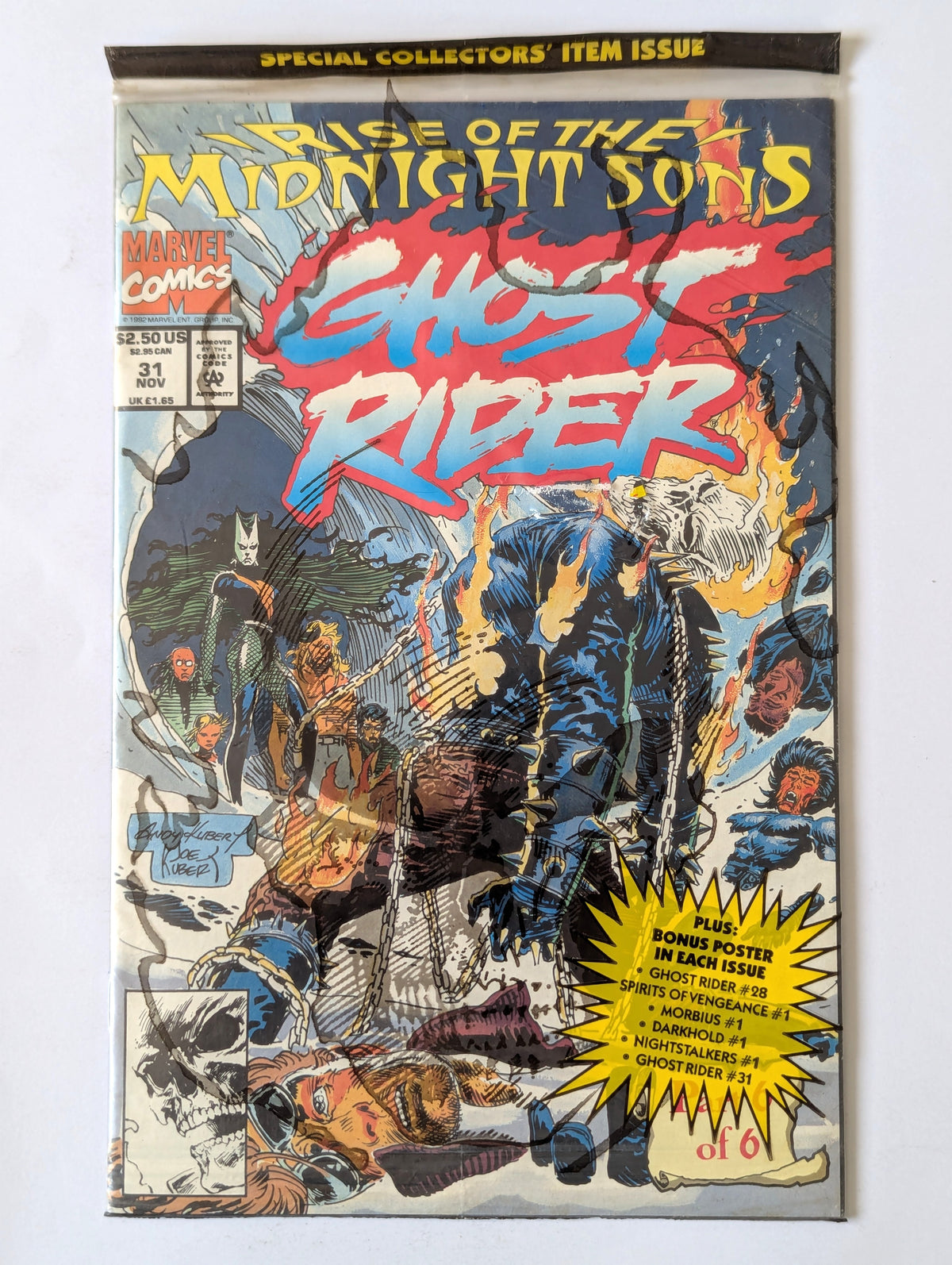 Ghost Rider #31 (1990 Series) - sealed with poster