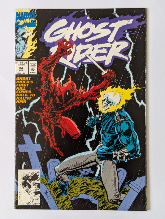Ghost Rider #34 Marvel Comic Book
