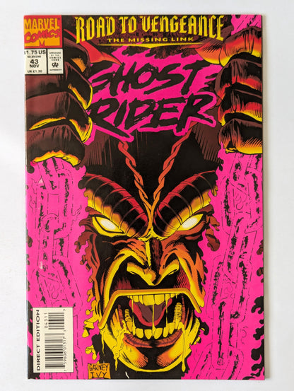 Ghost Rider #43 Marvel Comic Book