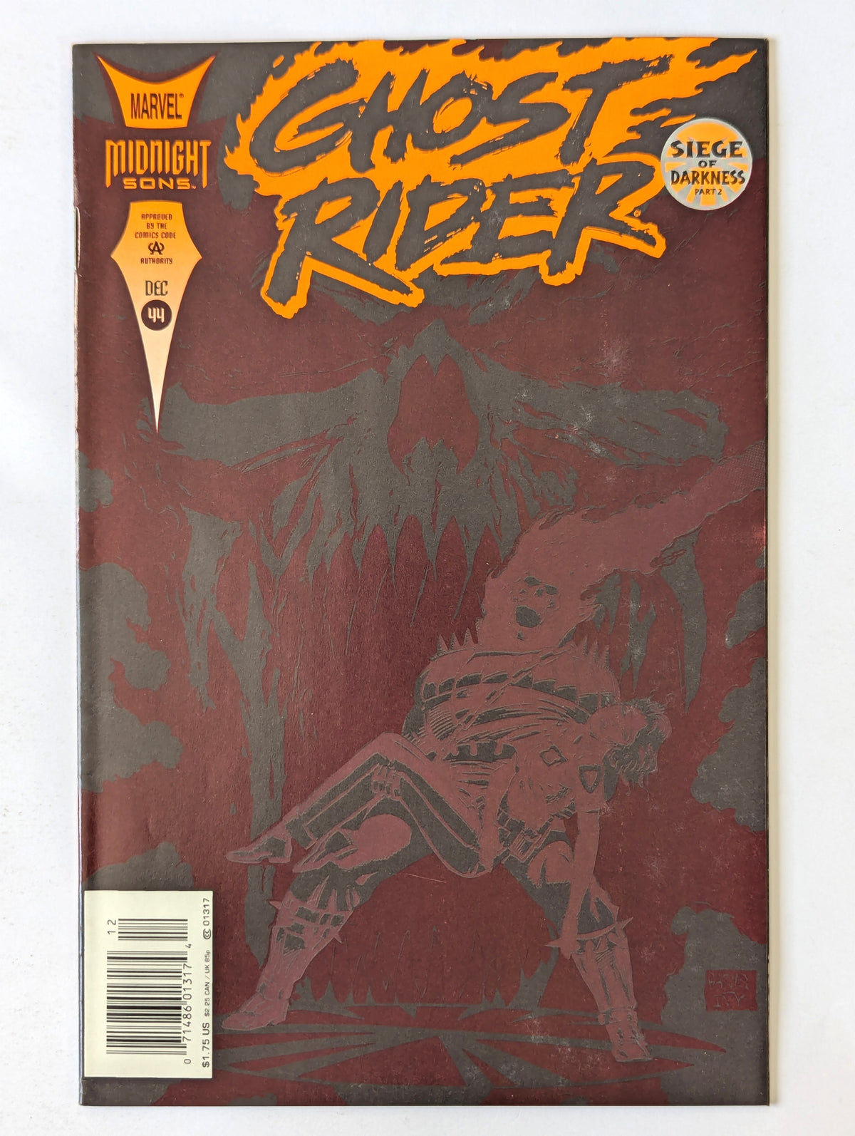 Ghost Rider #44 Marvel Comic Book