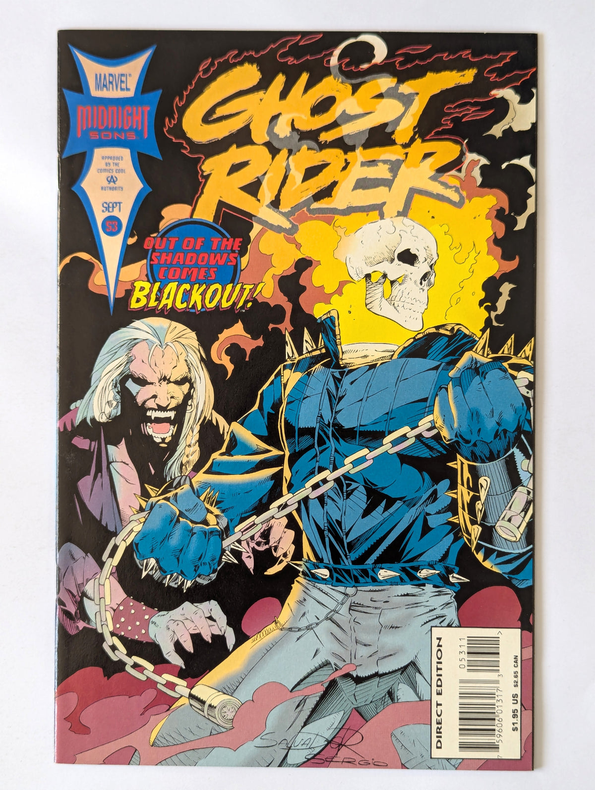 Ghost Rider #53 Marvel Comic Book