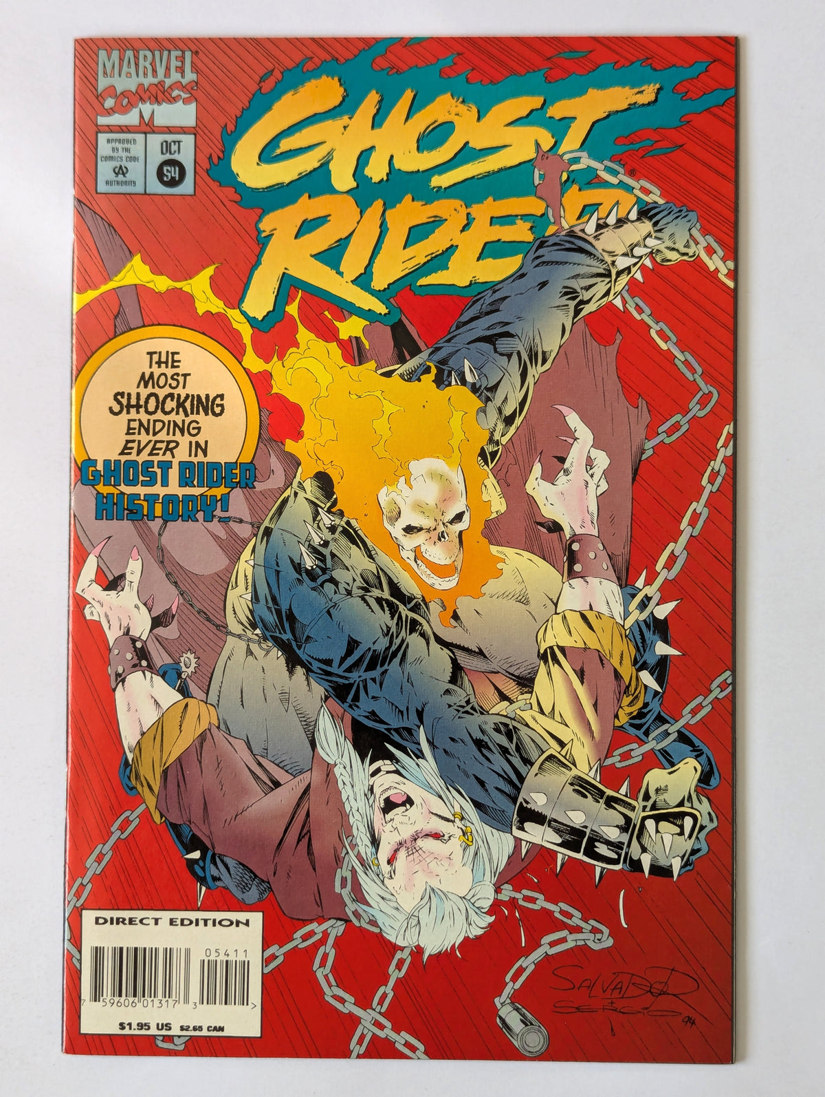 Ghost Rider #54 Marvel Comic Book