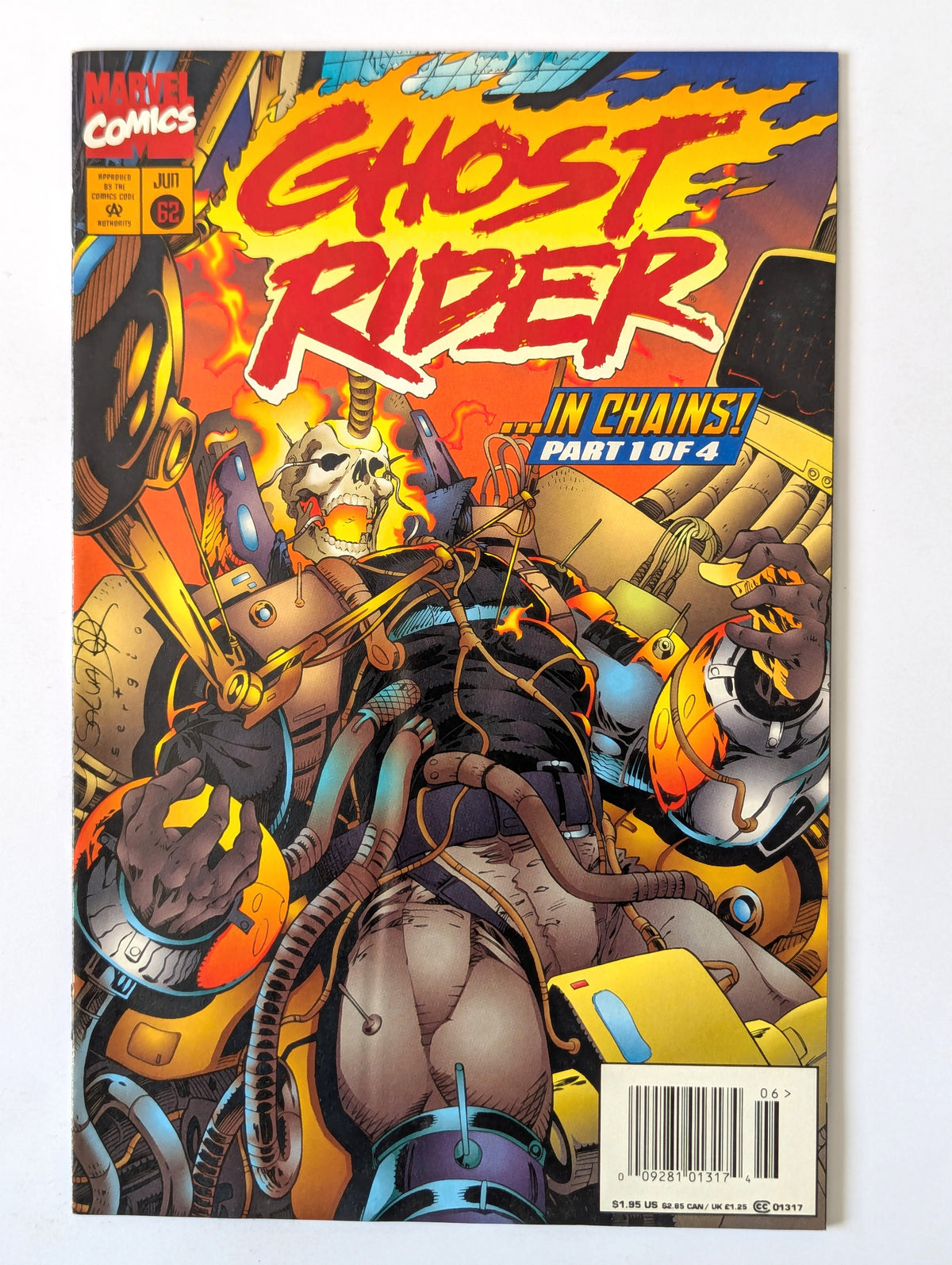 Ghost Rider #62 Marvel Comic Book