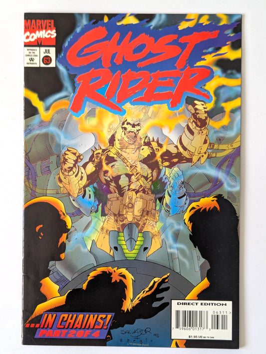 Ghost Rider #63 Marvel Comic Book