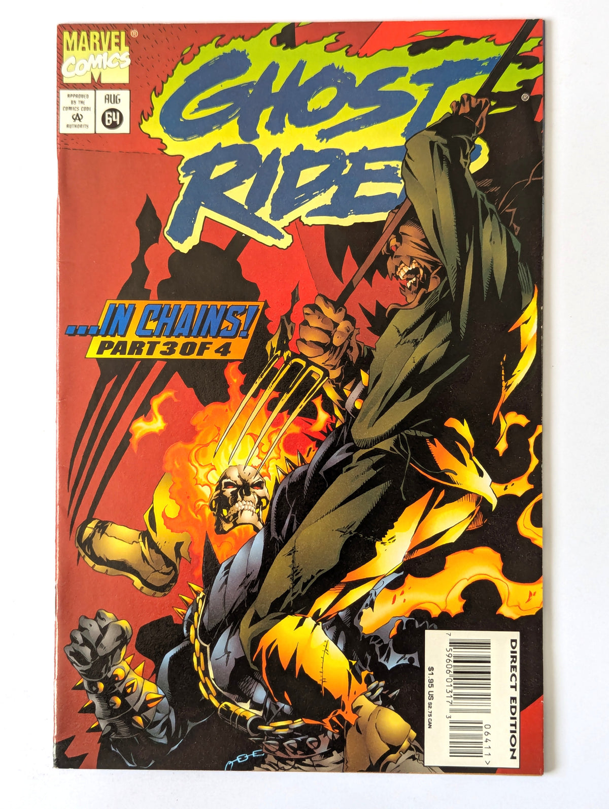 Ghost Rider #64 Marvel Comic Book