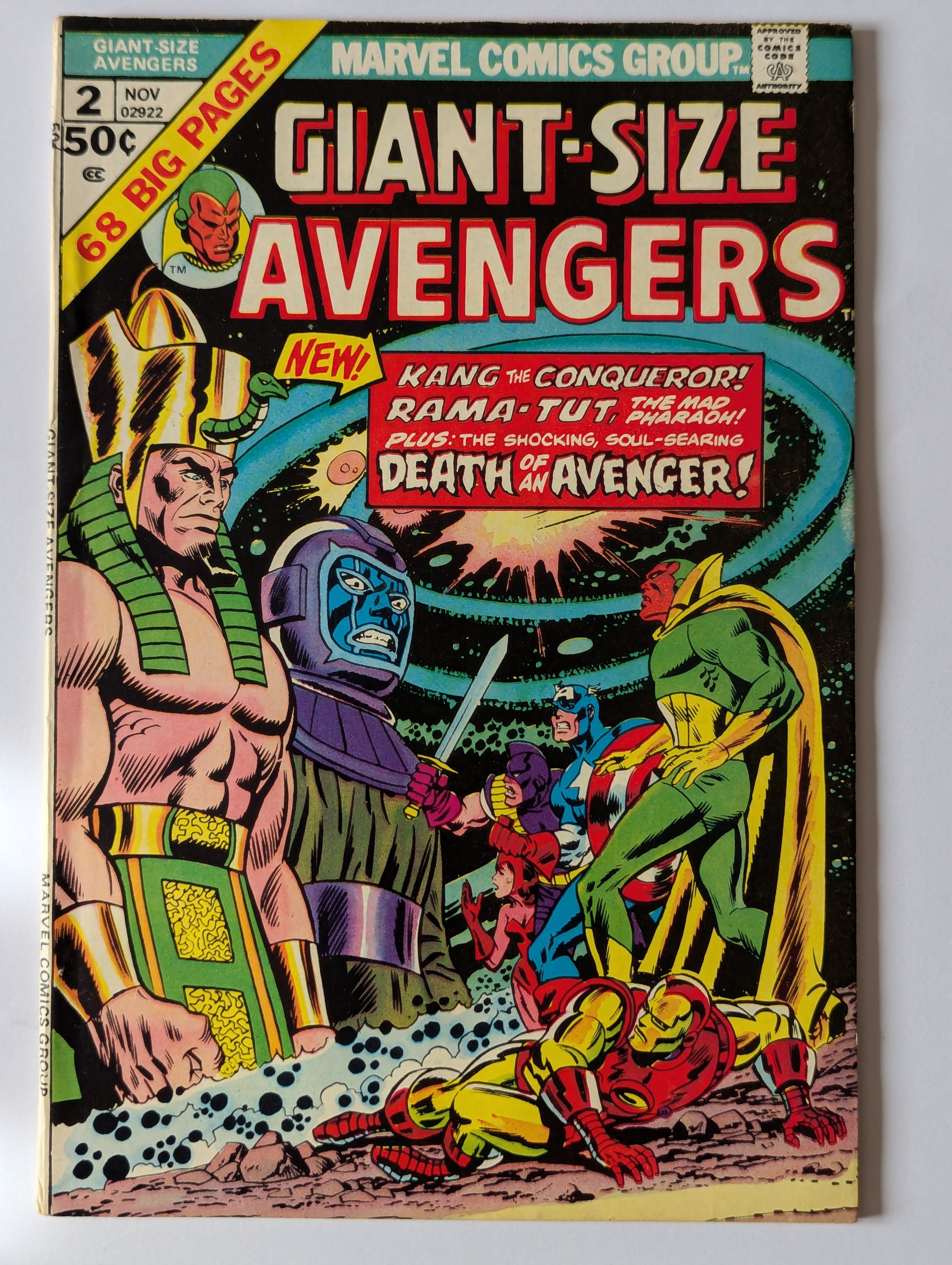 Giant Size Avengers #2 Marvel Comic Book