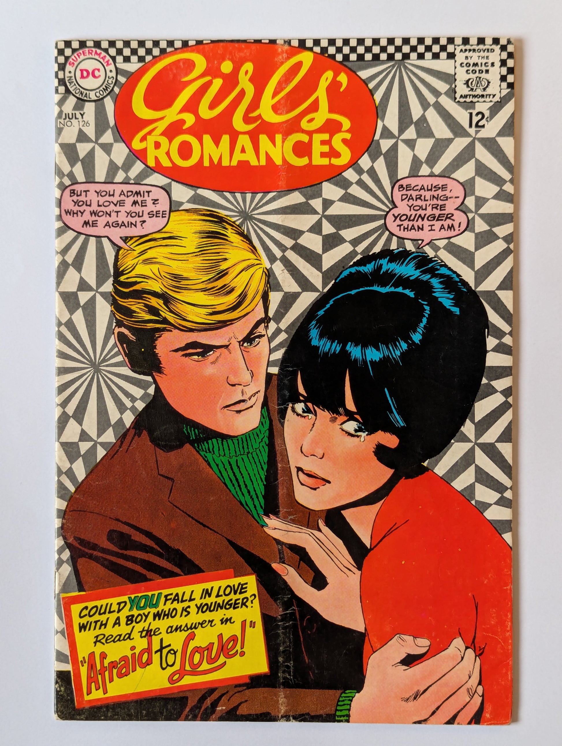 Girls Romances #126 DC Comic Book