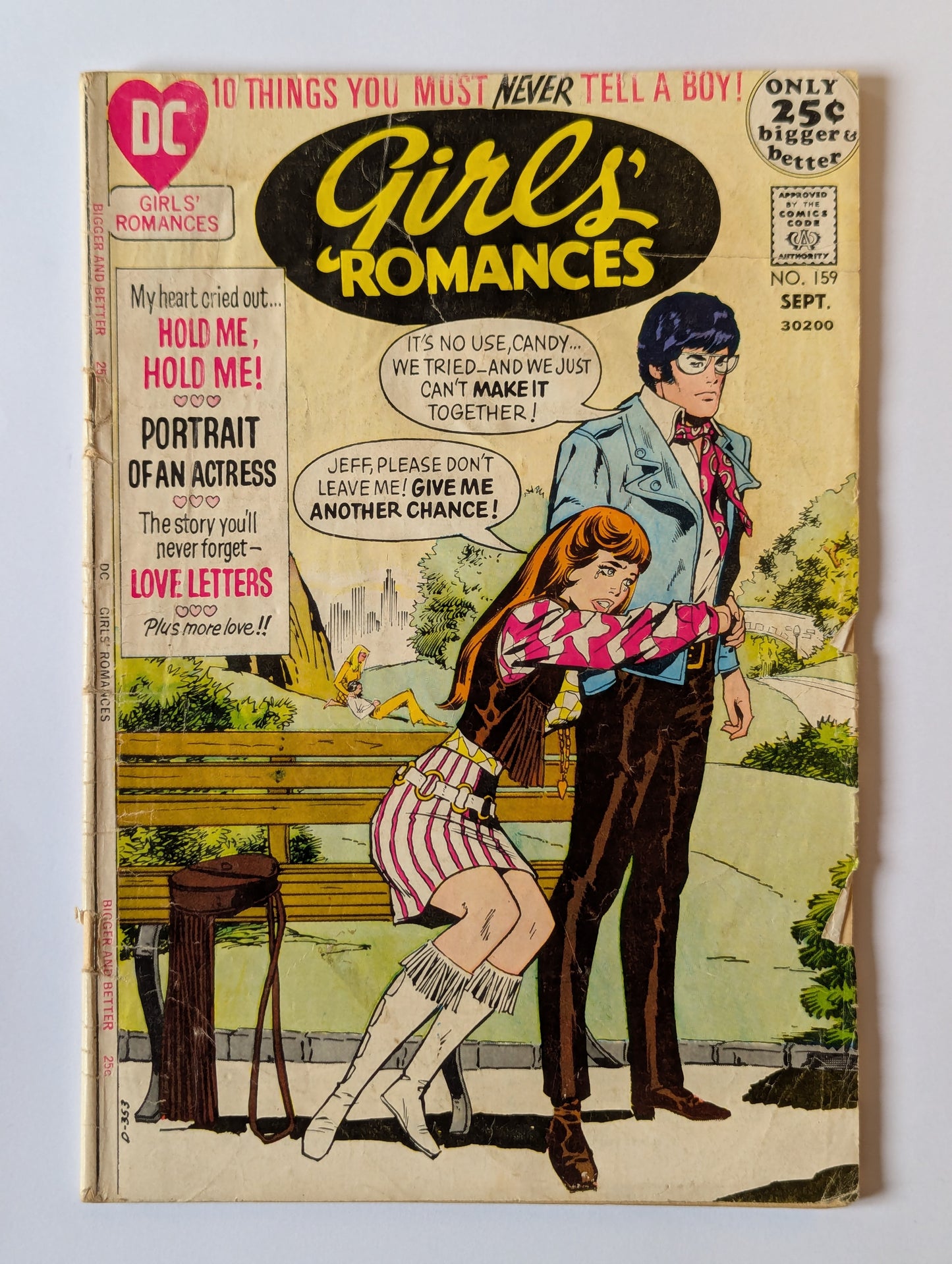 Girls' Romances #159 DC Comic Book