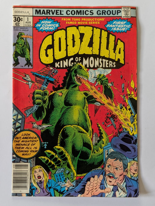Godzilla #1 Marvel Comic Book