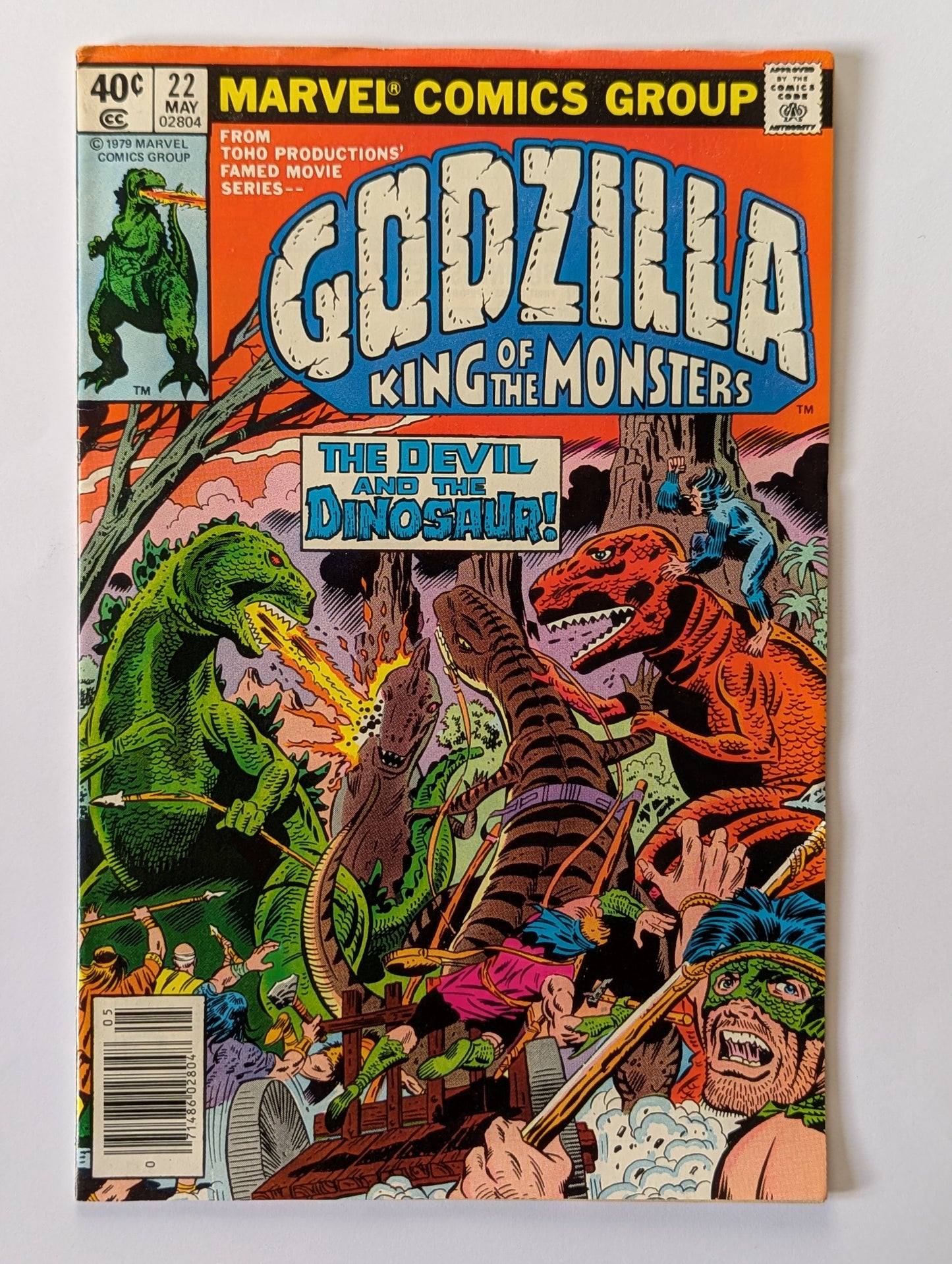 Godzilla #22 Marvel Comic Book
