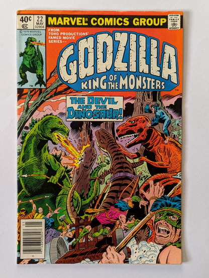 Godzilla #22 Marvel Comic Book