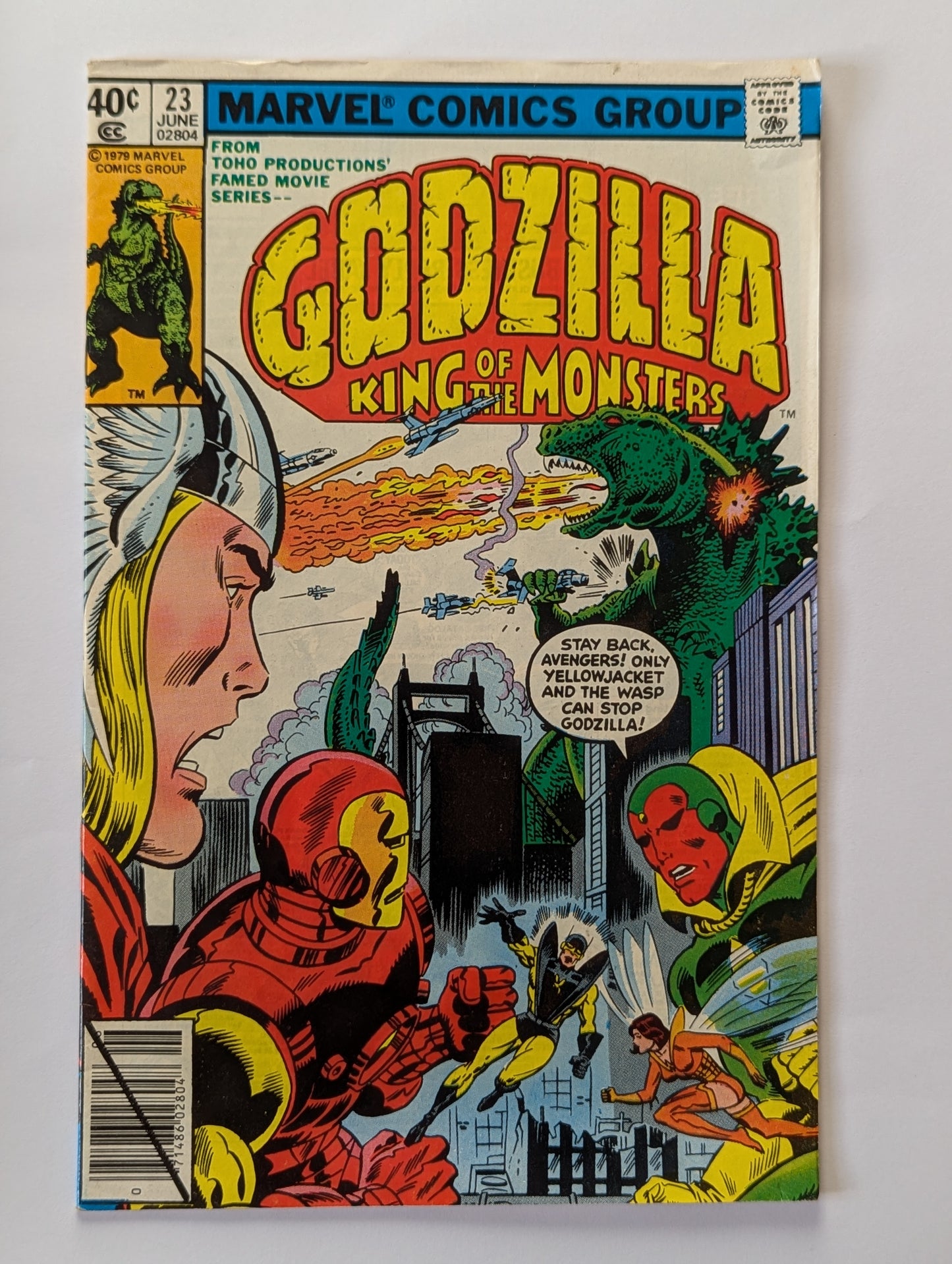 Godzilla #23 Marvel Comic Book