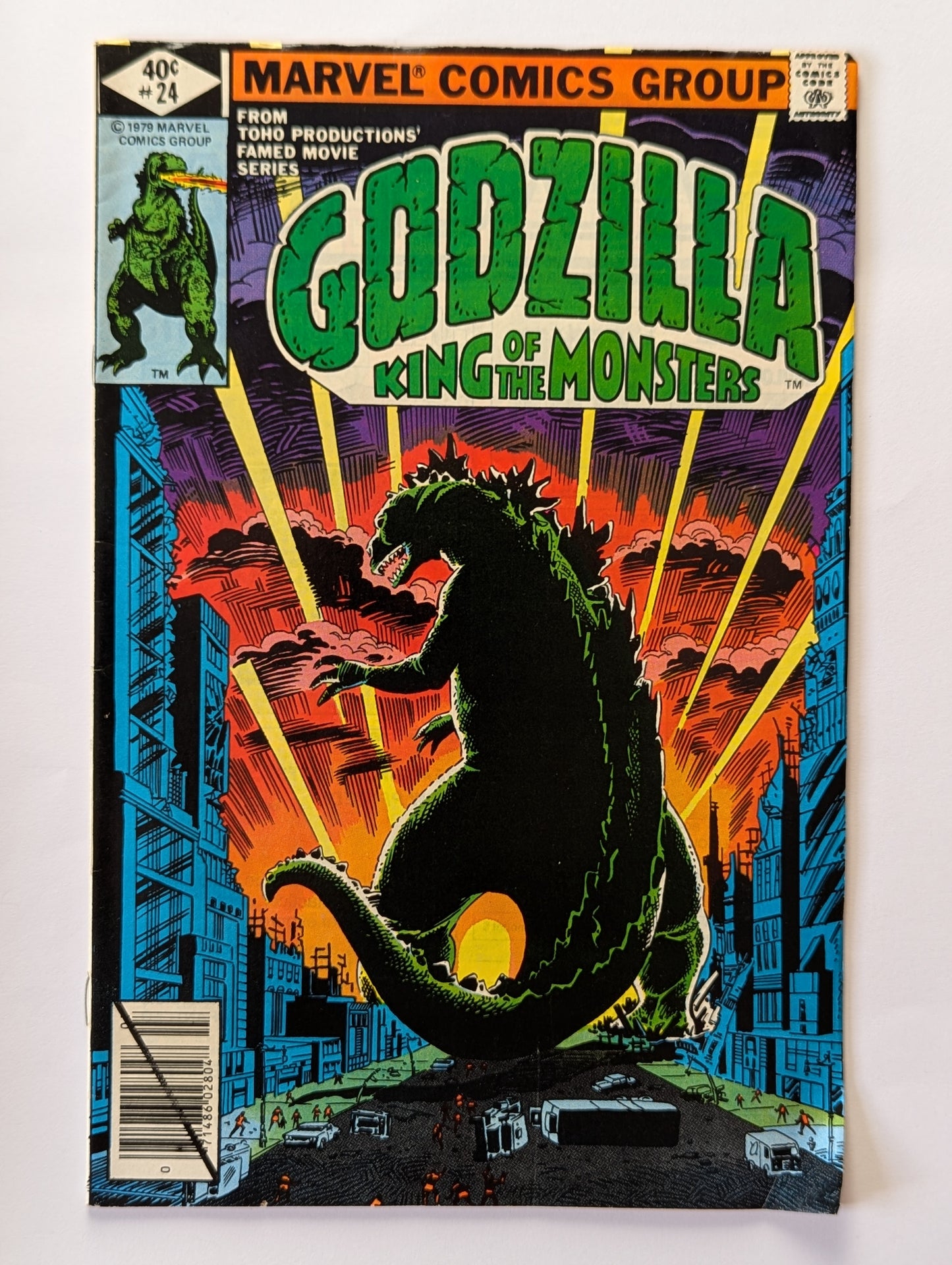 Godzilla #24 Marvel Comic Book