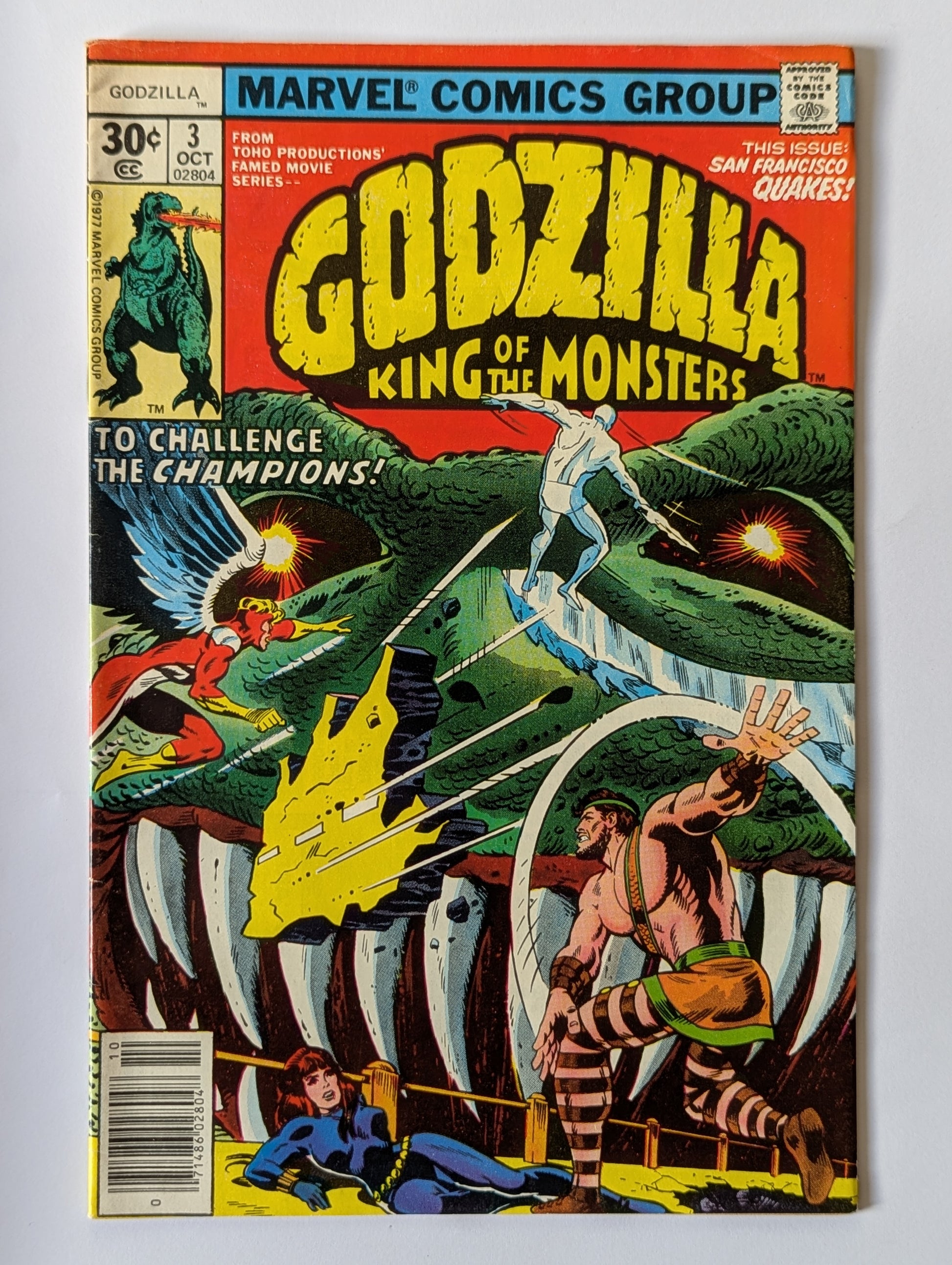Godzilla #3 Marvel Comic Book