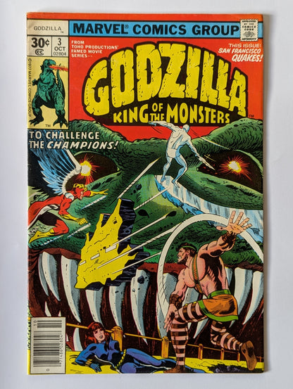 Godzilla #3 Marvel Comic Book