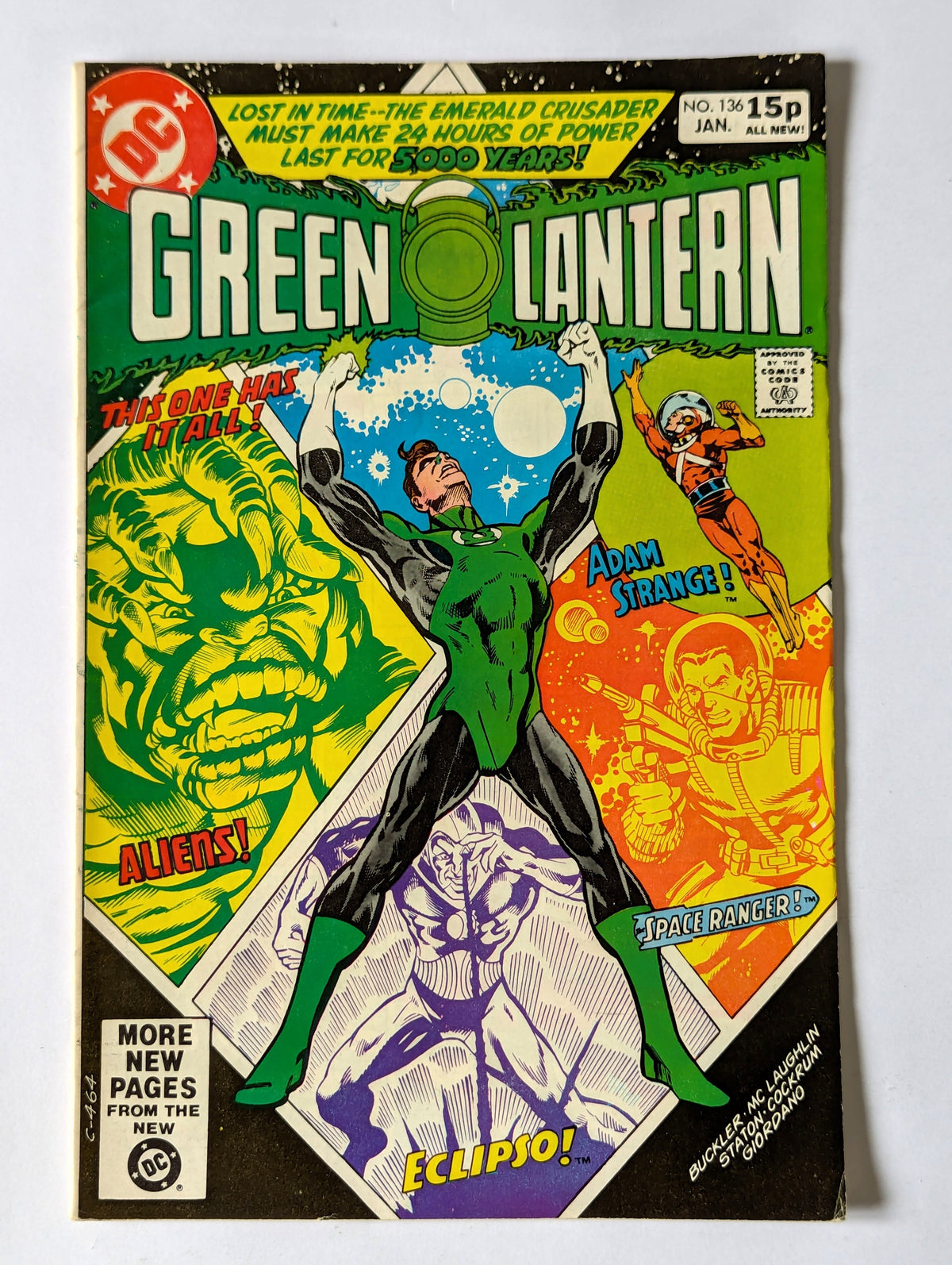 Green Lantern #136 DC Comic Book