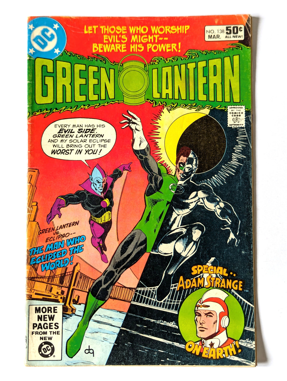 Green Lantern #138 DC Comic Book