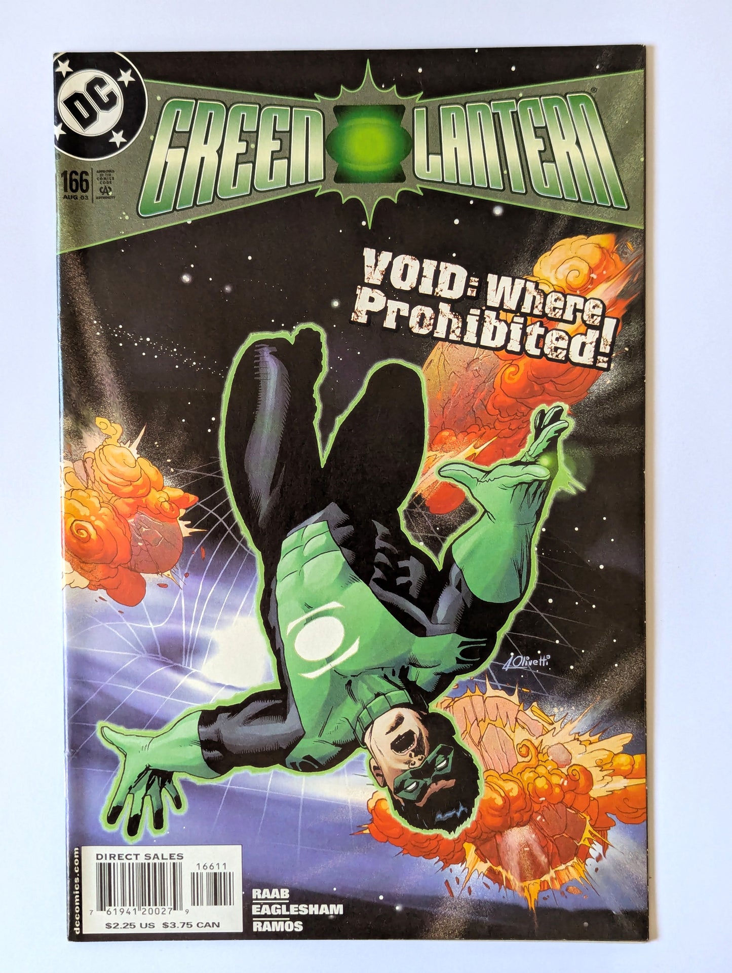Green Lantern #166 DC Comic Book