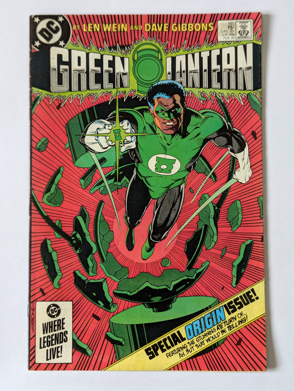 Green Lantern #185 DC Comic Book