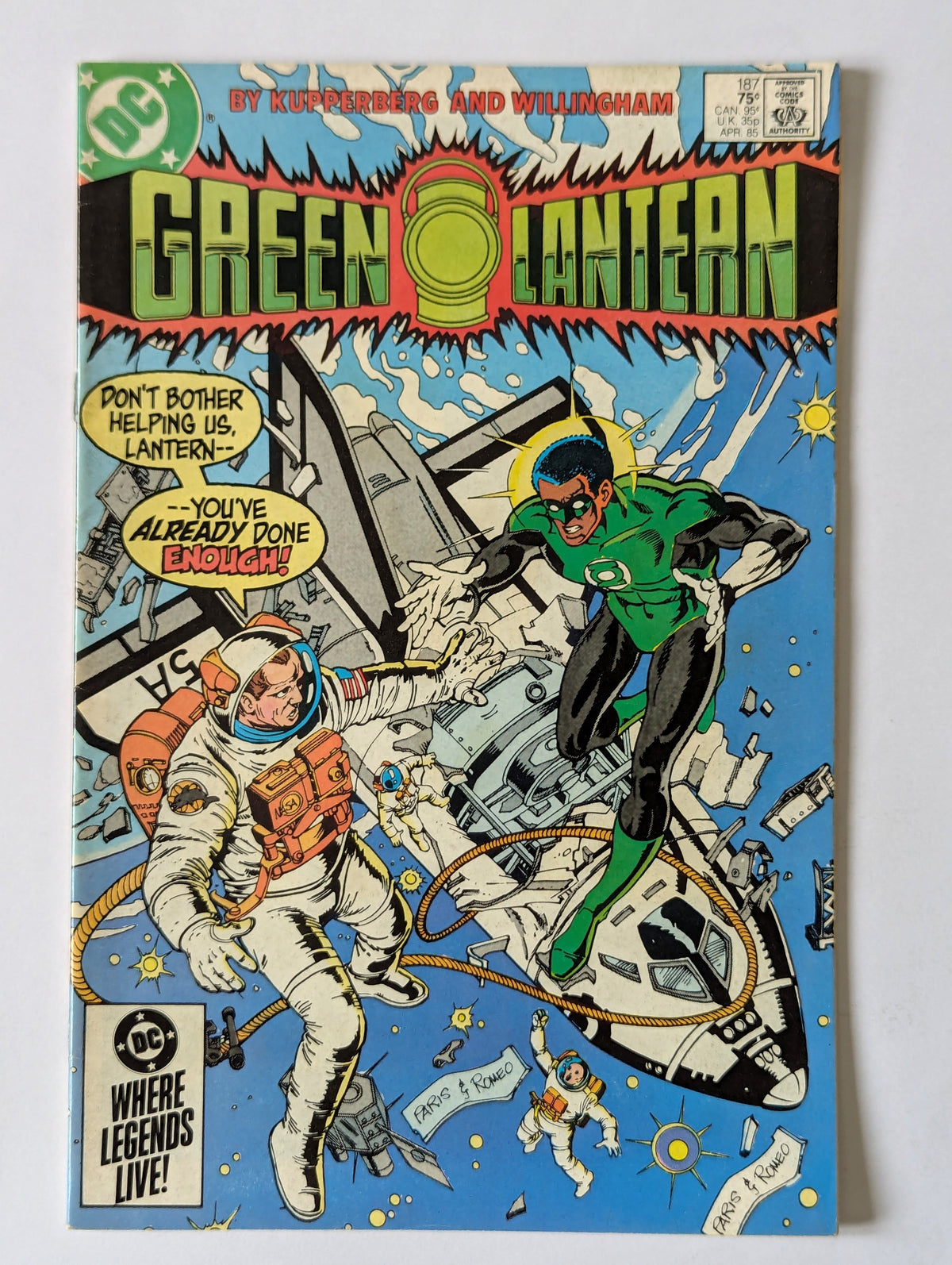 Green Lantern #187 DC Comic Book