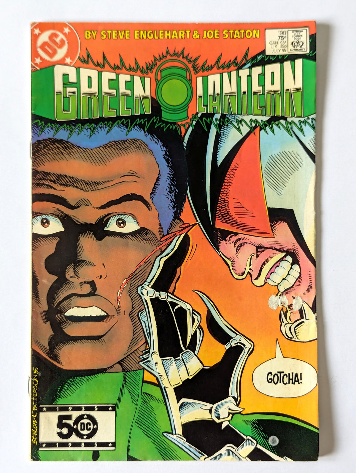 Green Lantern #190 DC Comic Book