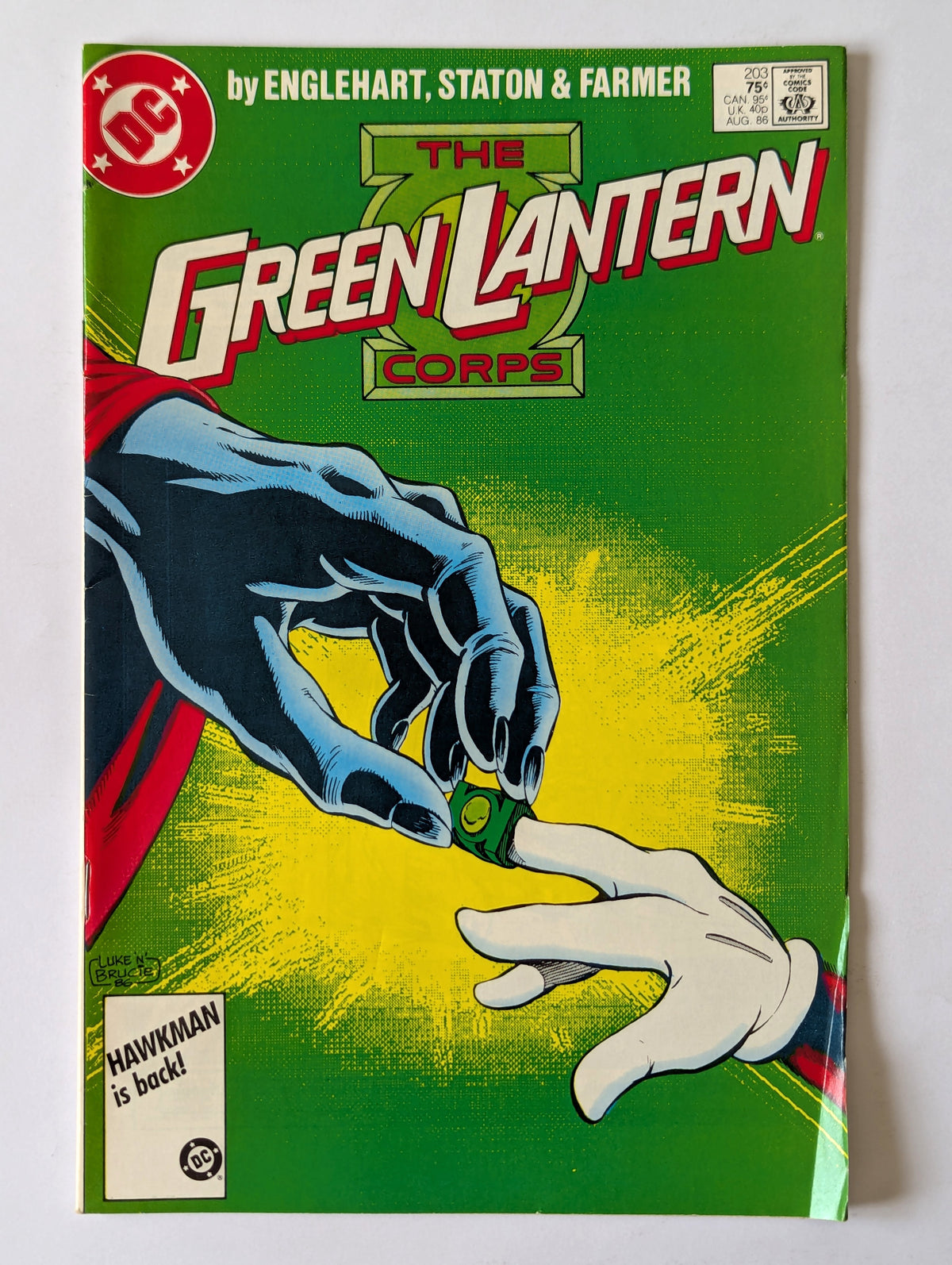 Green Lantern Corps #203 (1986 Series)