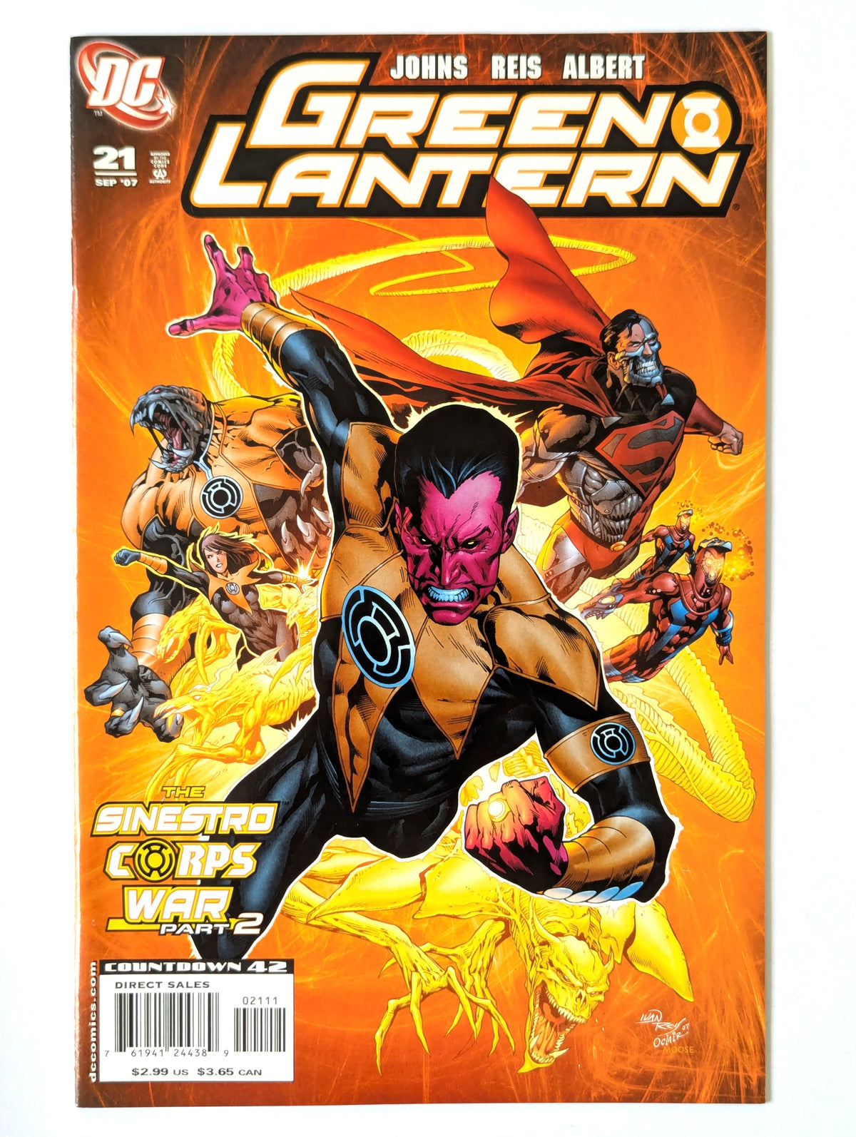 Green Lantern #21 DC Comic Book