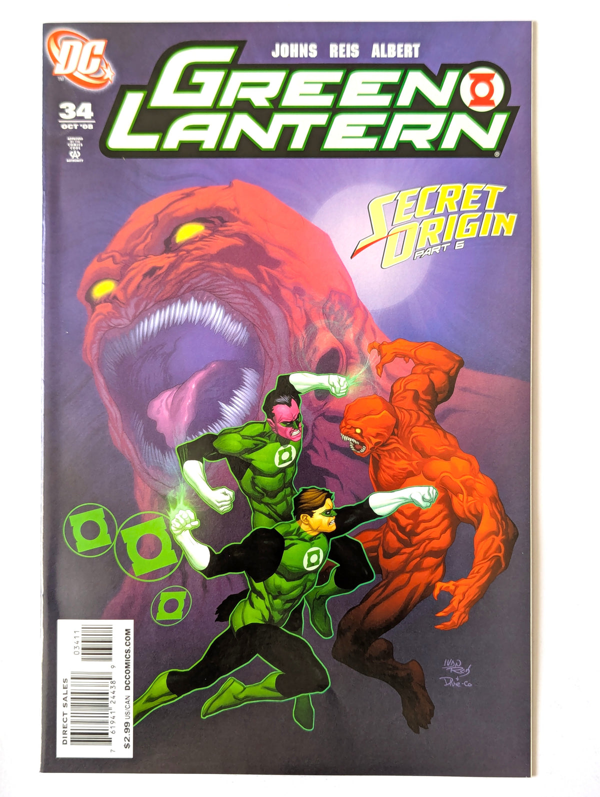 Green Lantern #34 DC Comic Book