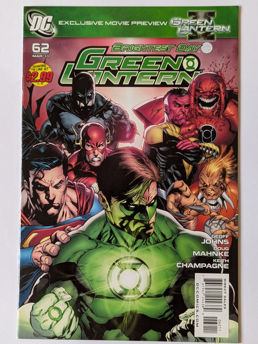 Green Lantern #62 DC Comic Book