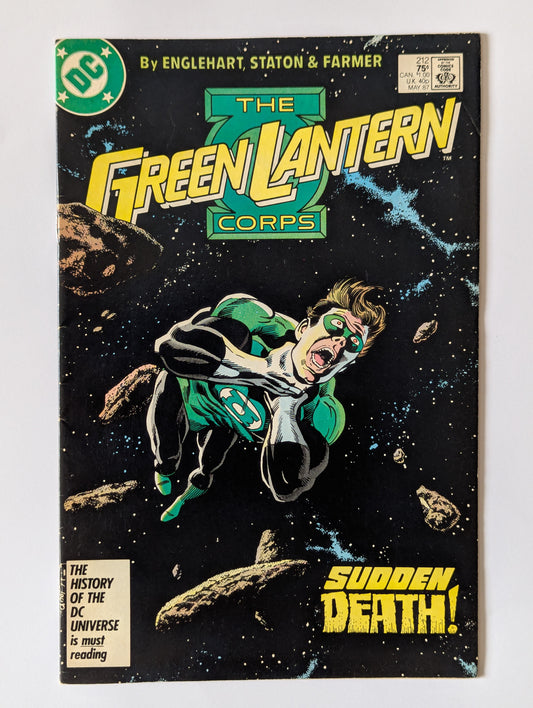 Green Lantern Corps #212 DC Comic Book