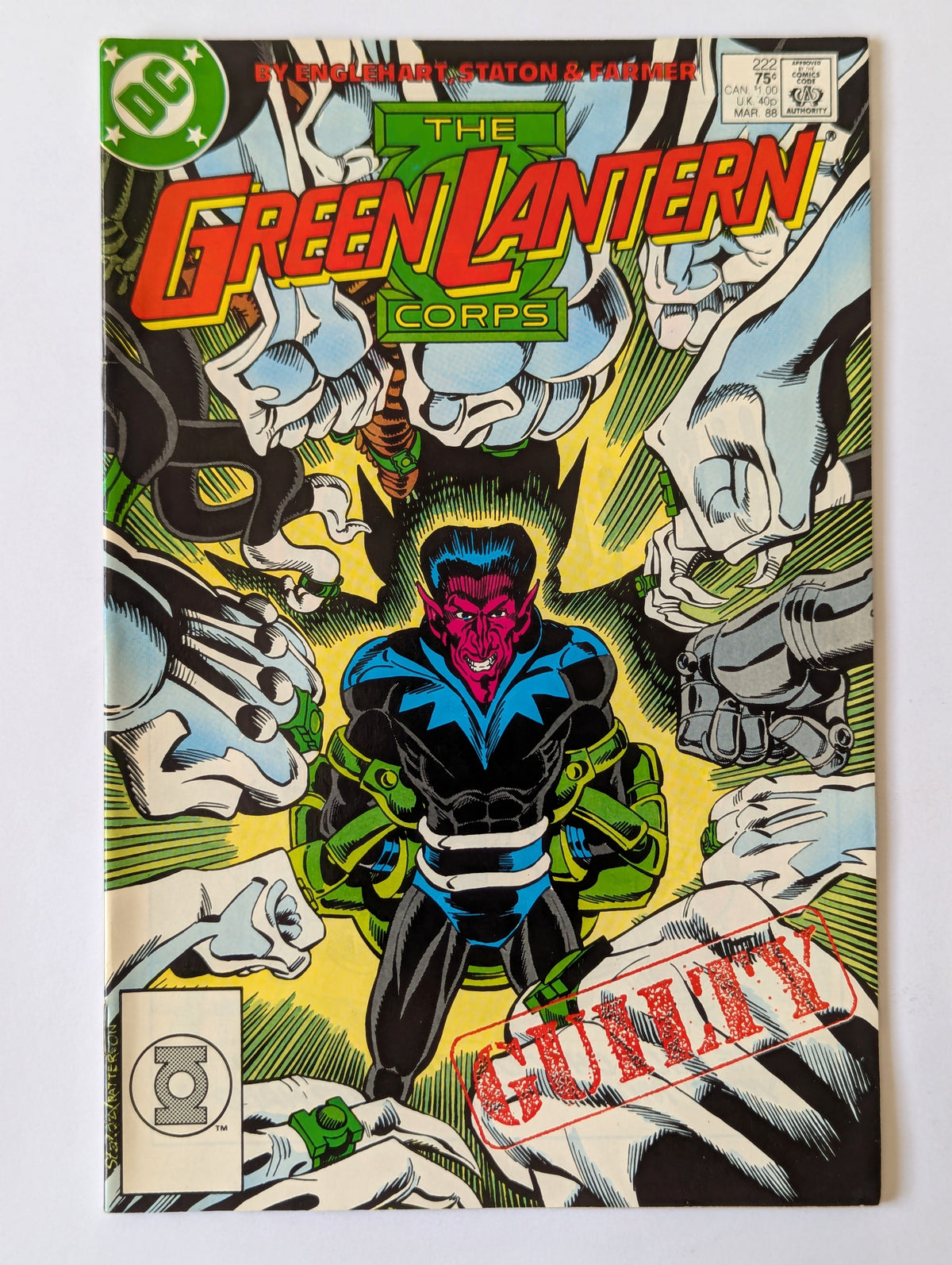 Green Lantern Corps #222 DC Comic Book
