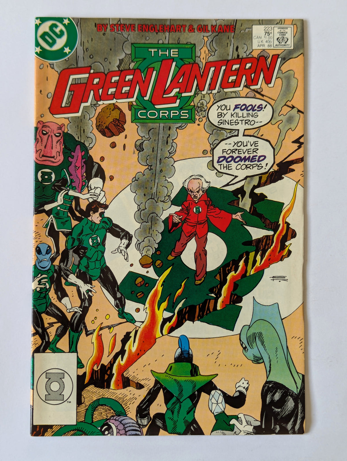 Green Lantern Corps #223 (1986 Series)