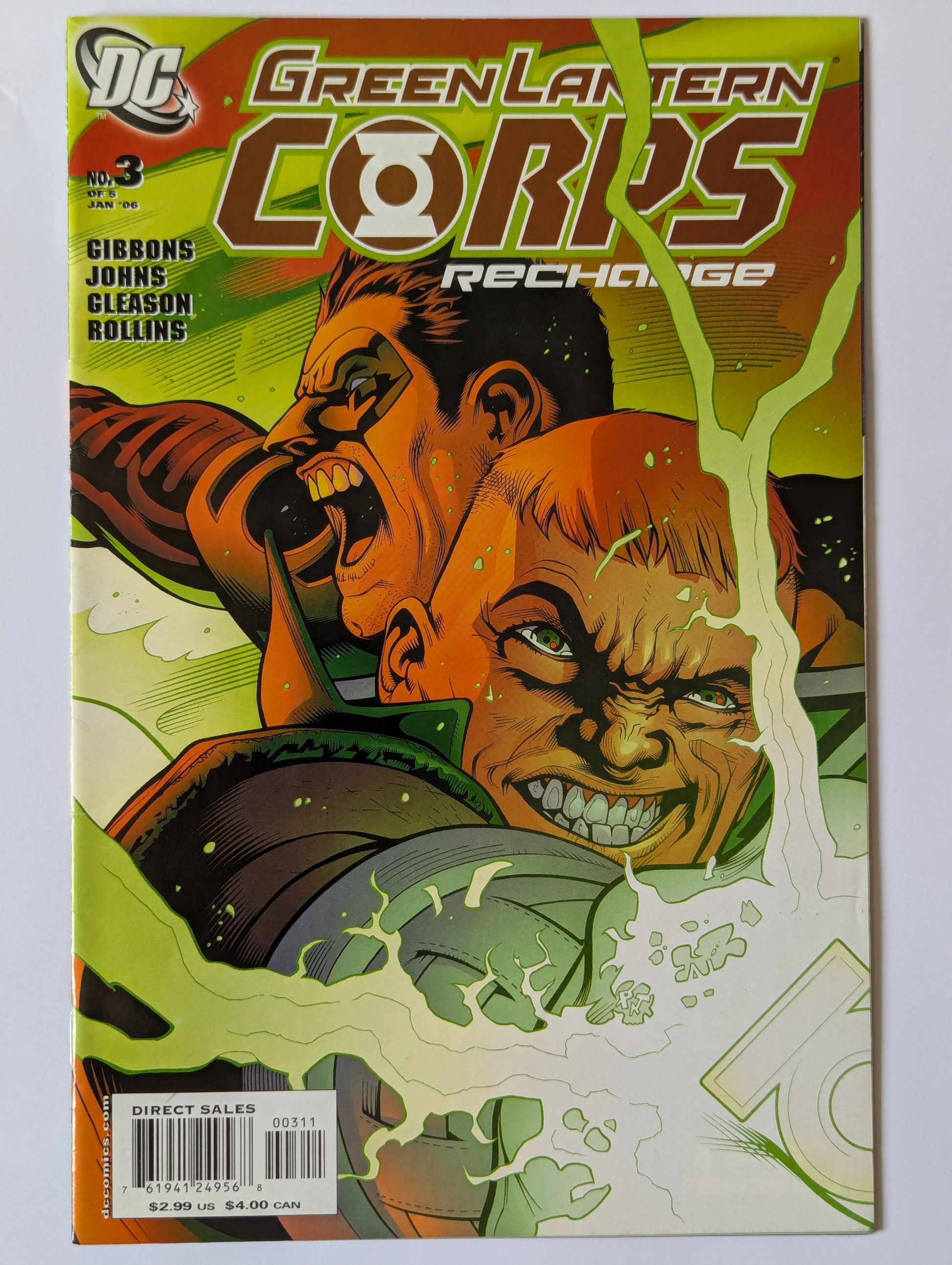 Green Lantern Corps Recharge #3 DC Comic Book