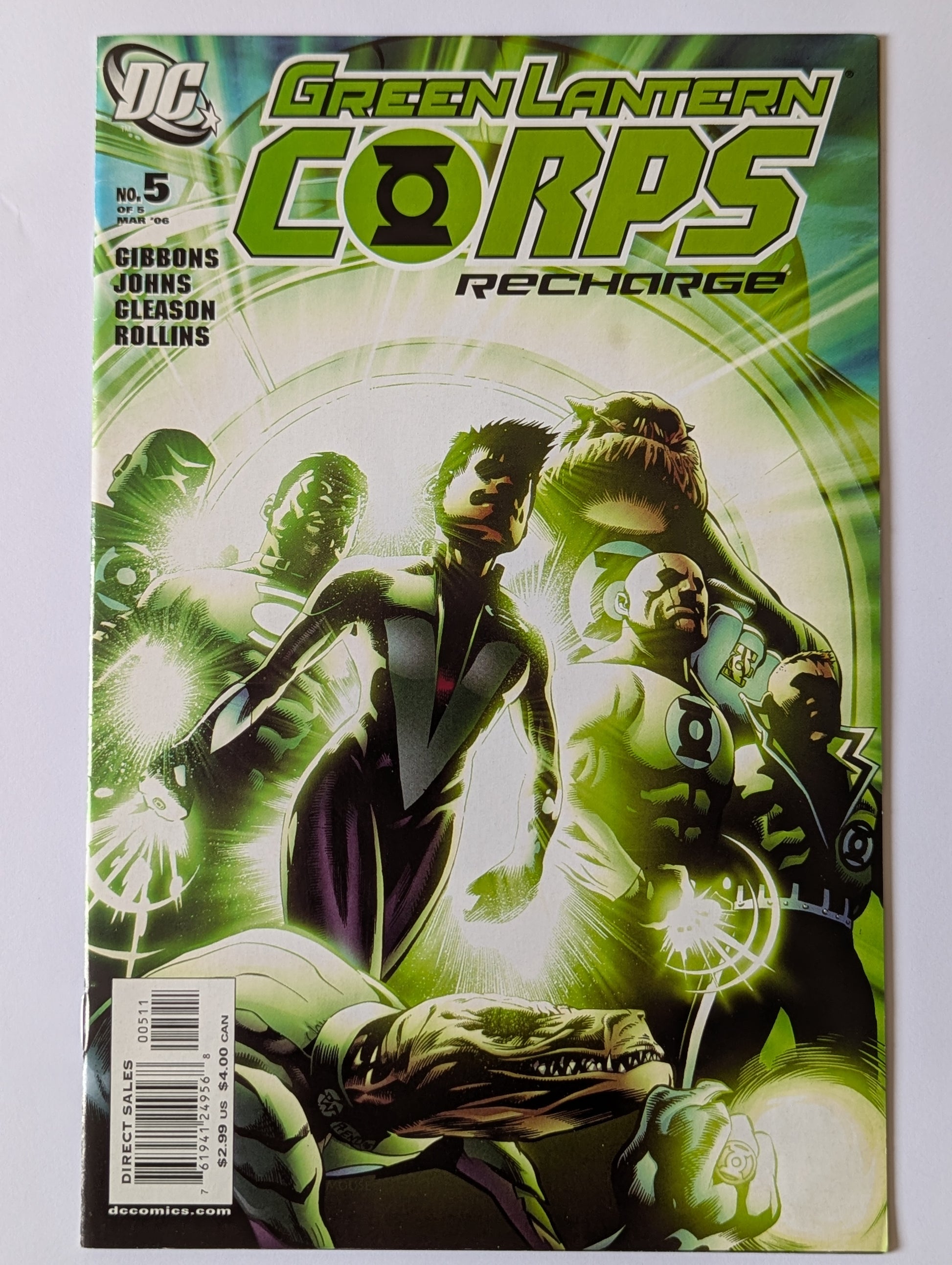 Green Lantern Corps Recharge #5 DC Comic Book