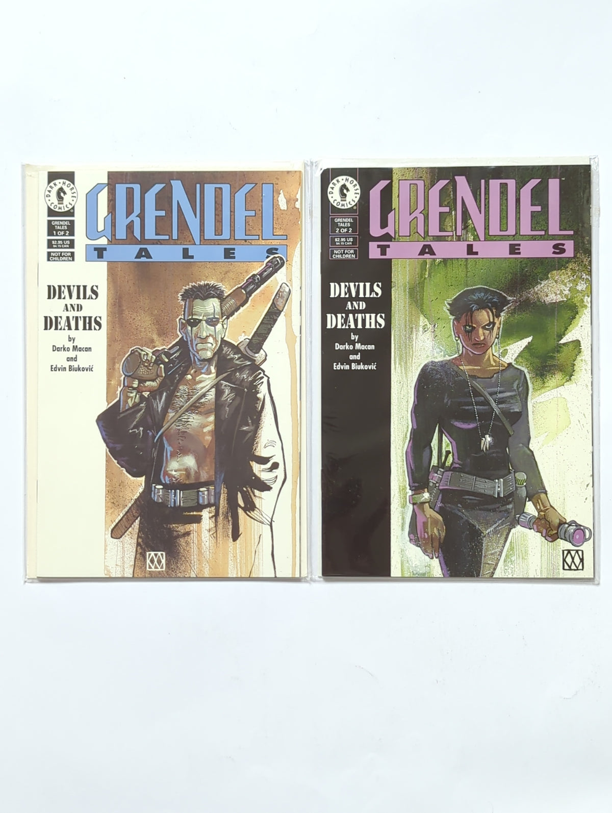 Grendel Tales Devils and Deaths #1-2 Complete Limited Series Dark Horse Comic Book Set