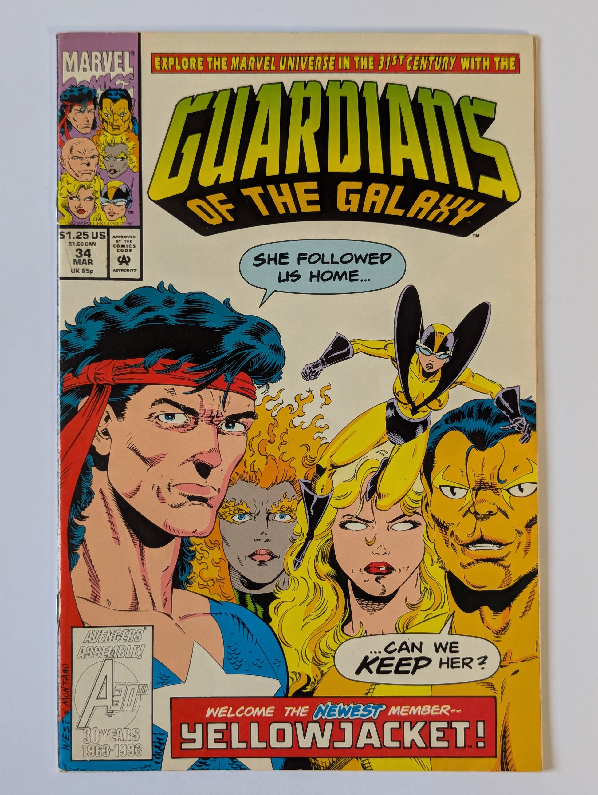 Guardians of the Galaxy #34 Marvel Comic Book